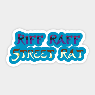 Riff Raff Street Rat Sticker